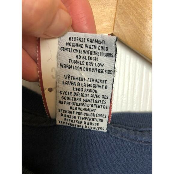 NWT Roots Athletic Blue Tee Shirt AspenRoots Men's Size L - Picture 5 of 5